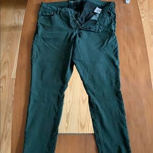 Old navy green rockstar jeans
